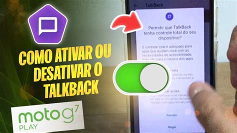 Como ativar ou como desativar o TalkBack 